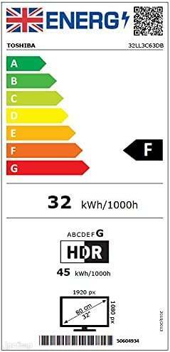 تلفزيونات توشيبا.. مواصفات والأسعار تلفزيون توشيبا ذكي 32LL3C63DB مقاس 32 بوصة بتقنية FHD عالية الدقة