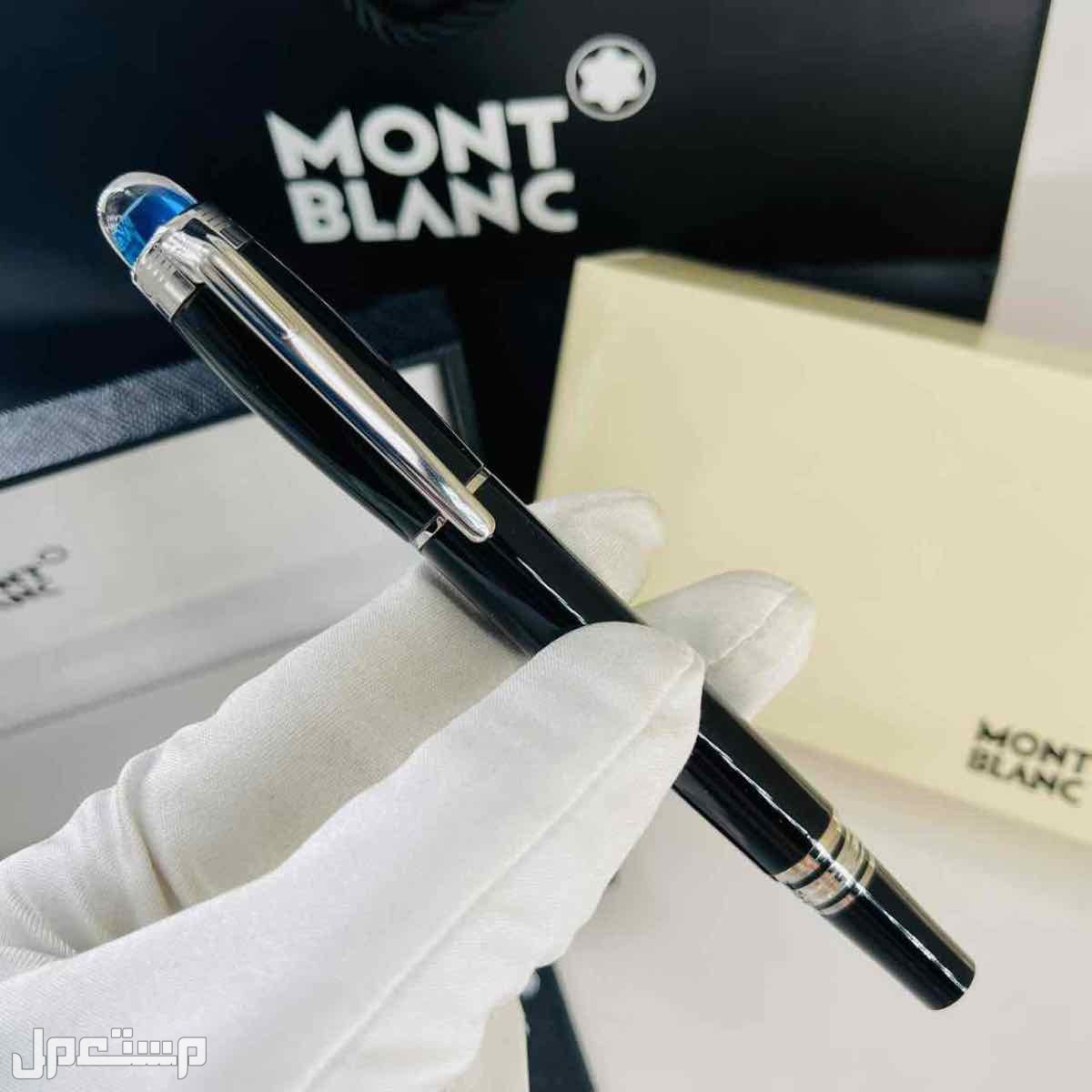 قلم رجالي ماركه مونت بلانك درجه اولى استيل نظيف في جده وشحن باقي مناطق المملكه