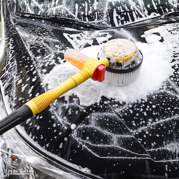 فرشاة التنظيف العميق للسيارة مع كامل ملحقاتها