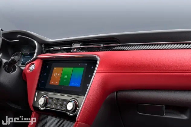سيارة ام جي MG6 1.5T LUX 2023 مواصفات وصور واسعار نظام الوسائط عبر شاشة اللمس الملونة سيارة ام جي MG6 2023