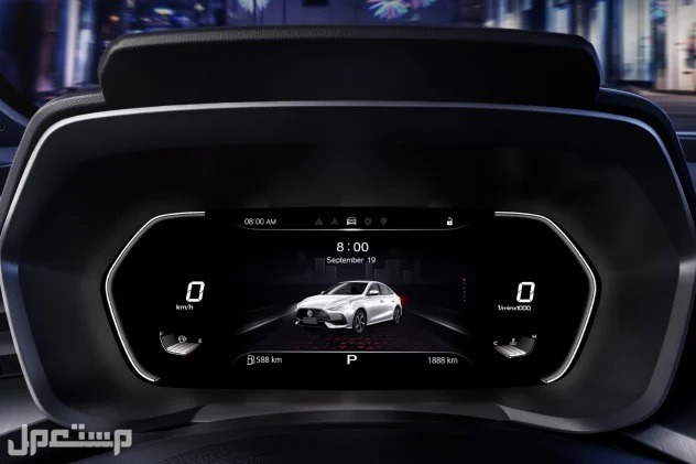 سيارة ام جي GT 1.5T COM 2023 مواصفات وصور واسعار شاشة عرض معلومات