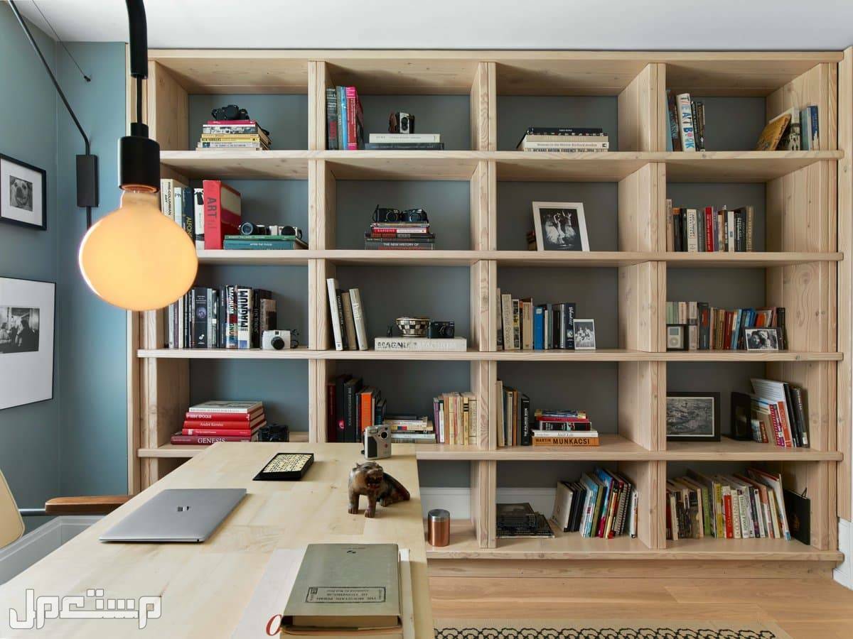 أفكار تصميم رفوف الكتب في المنزل 2023 مع الصور تصميم رفوف الكتب في المنزل