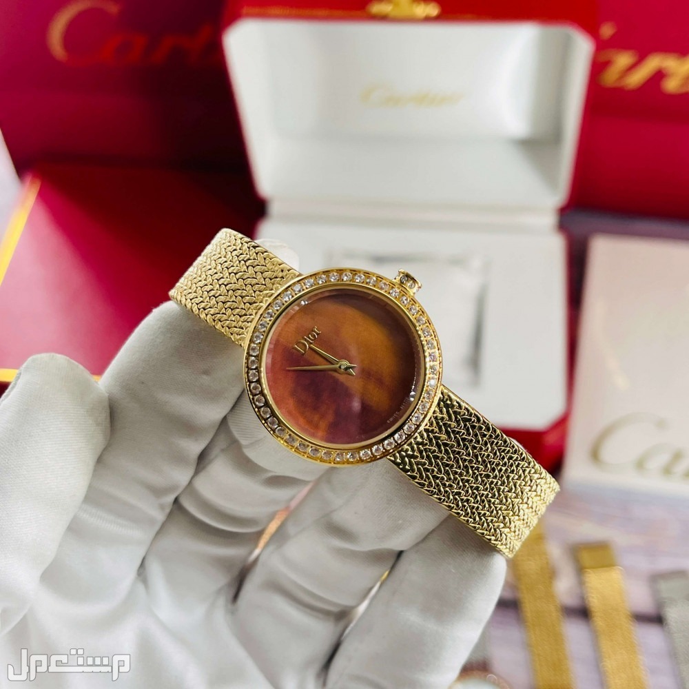 ساعات ديور النسائية ساعة LA D MY DIOR باللون الذهبي