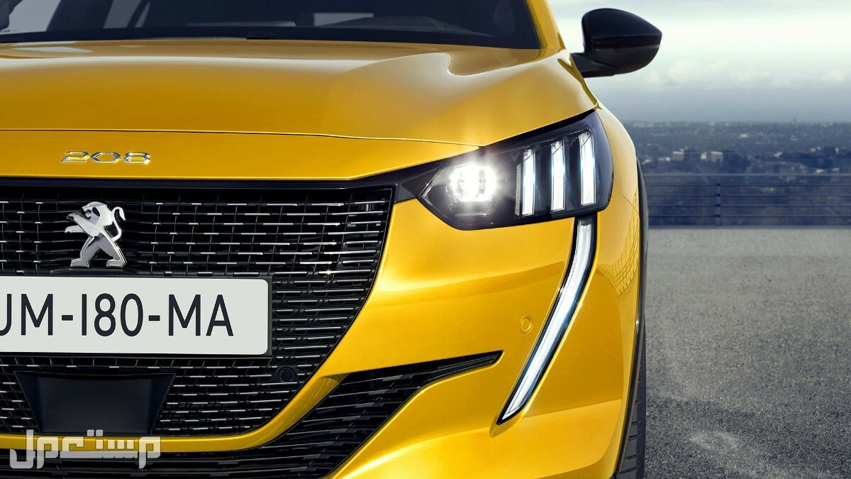 سيارة بيجو Peugeot 208 2023 1.2T GT مواصفات وصور واسعار مصابيح امامية سيارة بيجو Peugeot 208 2023