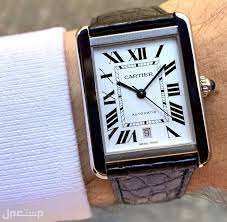 ساعة كارتير cartier الرجالية شكل ساعة تانك سولو إكس إل الأوتوماتيكية الجديدة WSTA0029 في اليد