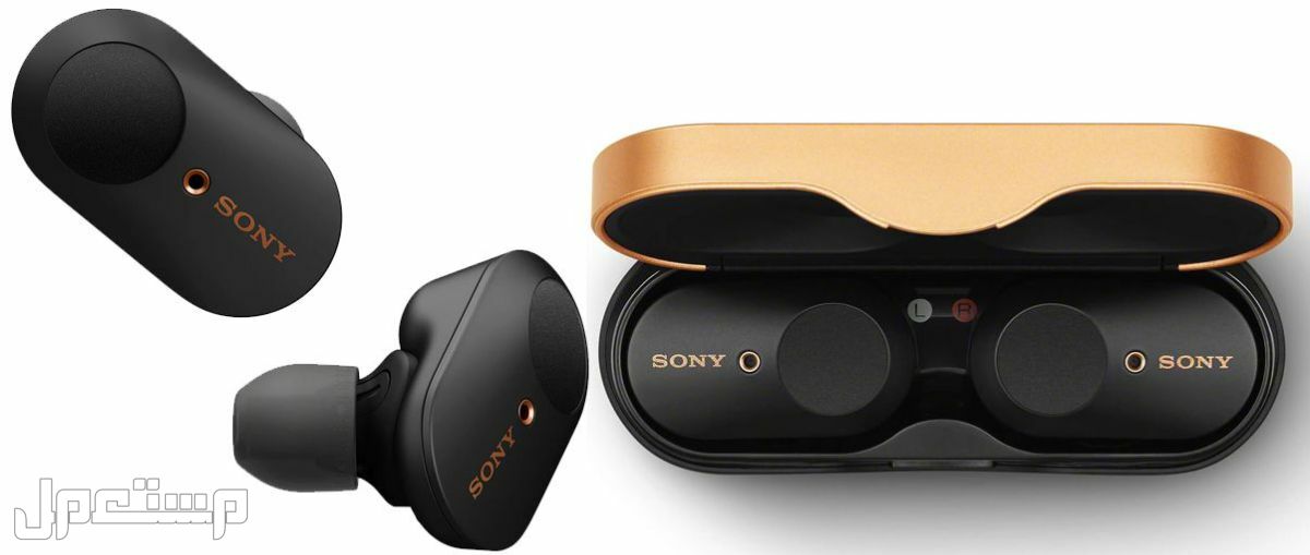 تعرف على افضل سماعات لاسلكية في السوق 3. سماعة Sony WF-1000XM3 Wireless Earbuds