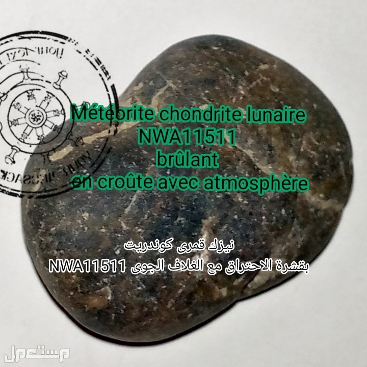Lunar meteorite  Chondrites  H5LEW85320  With a crust of combustion with the atmosphere, an opportunity for meteorites that will not be repeated, see the pictures Lunar meteorite
 Chondrites
 H5LEW85320
 With a crust of combustion with the atm