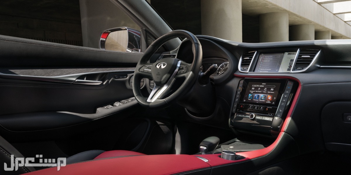 سيارة إنفينيتي كيو اكس 55 INFINITI QX55 Sensory 2023 مواصفات وصور واسعار مقصورة القيادة سيارة إنفينيتي كيو اكس 55 INFINITI QX55 2023