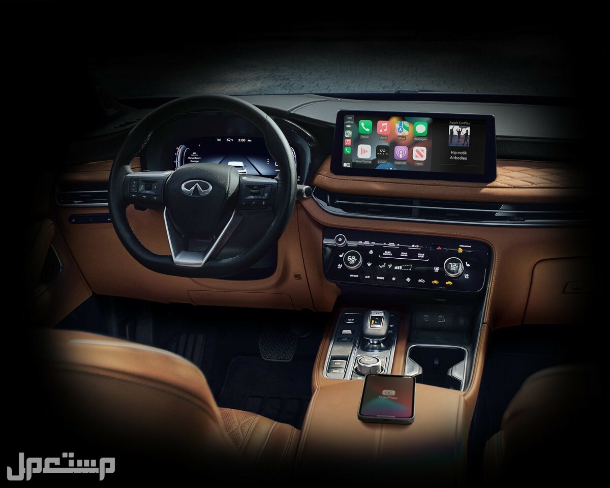 سيارة إنفينيتي كيو اكس 60 INFINITI QX60 3.5L Luxe 2023 مواصفات وصور واسعار صورة سيارة إنفينيتي كيو اكس 60 INFINITI QX60 2023 من الداخل