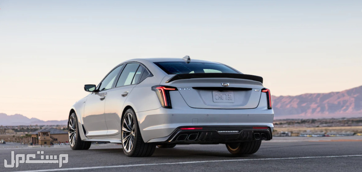 كاديلاك CT5-V 2023 صور اسعار مواصفات وفئات كاديلاك CT5-V 2023 من الخلف
