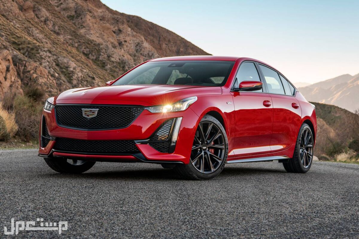 كاديلاك CT5-V 2023 صور اسعار مواصفات وفئات إطلالة كاديلاك CT5-V 2023 الحمراء الجريئة