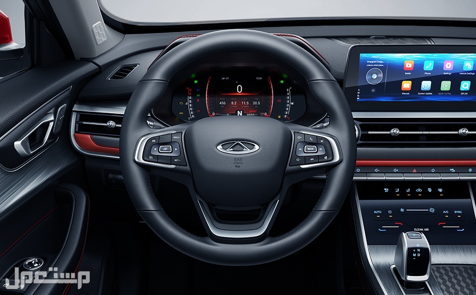 سيارة شيري تيجو 4 برو كومفورت CHERY TIGGO 4 Pro Comfort 2023 مواصفات وصور واسعار مقصورة القيادة سيارة شيري تيجو 4 برو CHERY TIGGO 4 Pro 2023