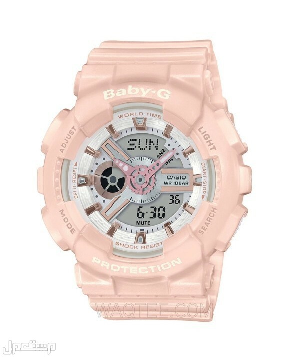 أفضل 5 ساعات كاسيو حريمي ساعة Casio Baby-G باللون الوردي