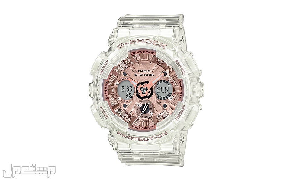 أفضل 5 ساعات كاسيو حريمي ساعة  G-Shock باللون الأبيض