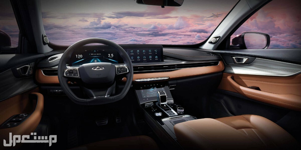 سيارة شيري تيجو 8 برو انتلجنت CHERY TIGGO 8 Pro Intelligent 2023 مواصفات وصور واسعار مقصورة القيادة سيارة شيري تيجو 8 برو CHERY TIGGO 8 Pro 2023