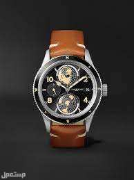 أشكال ساعات مونت بلانك ساعة Montblanc 1858 Geosphere مع سوار باللون البني