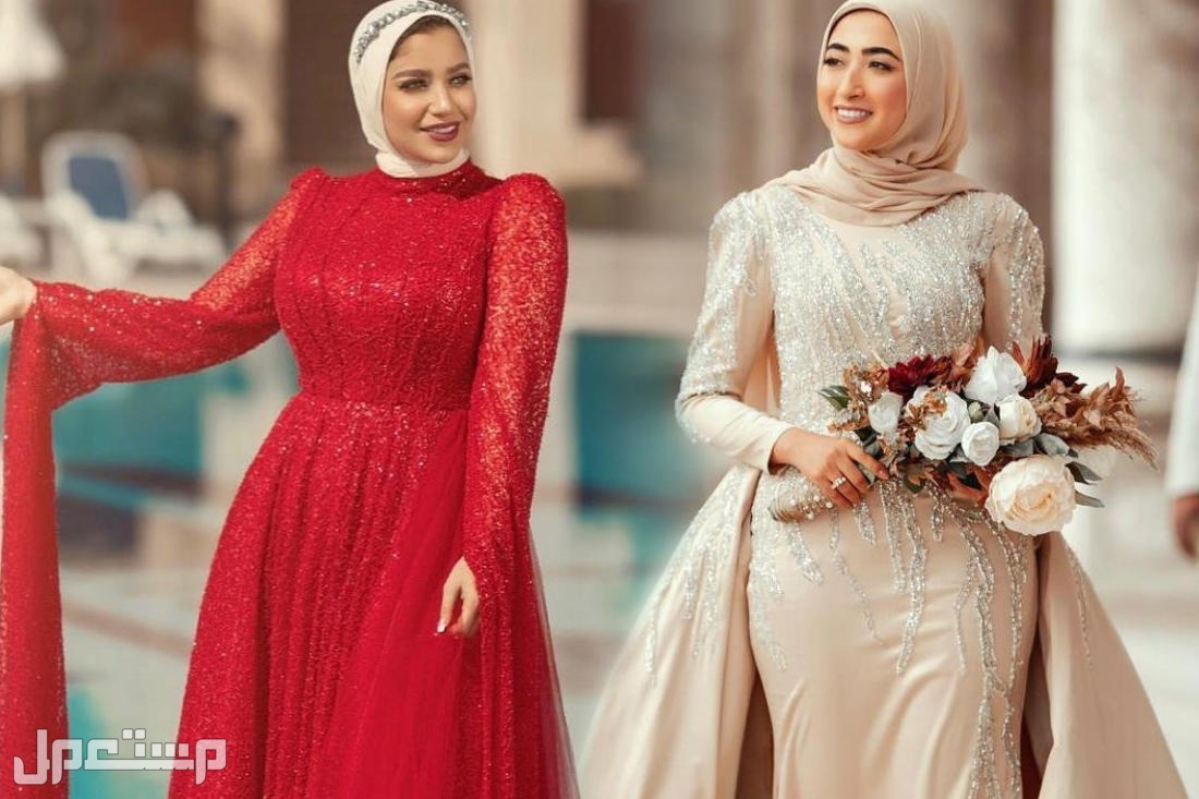 أفضل محلات ملابس نسائية 2023 فساتين سواريه بألوان مختلفة