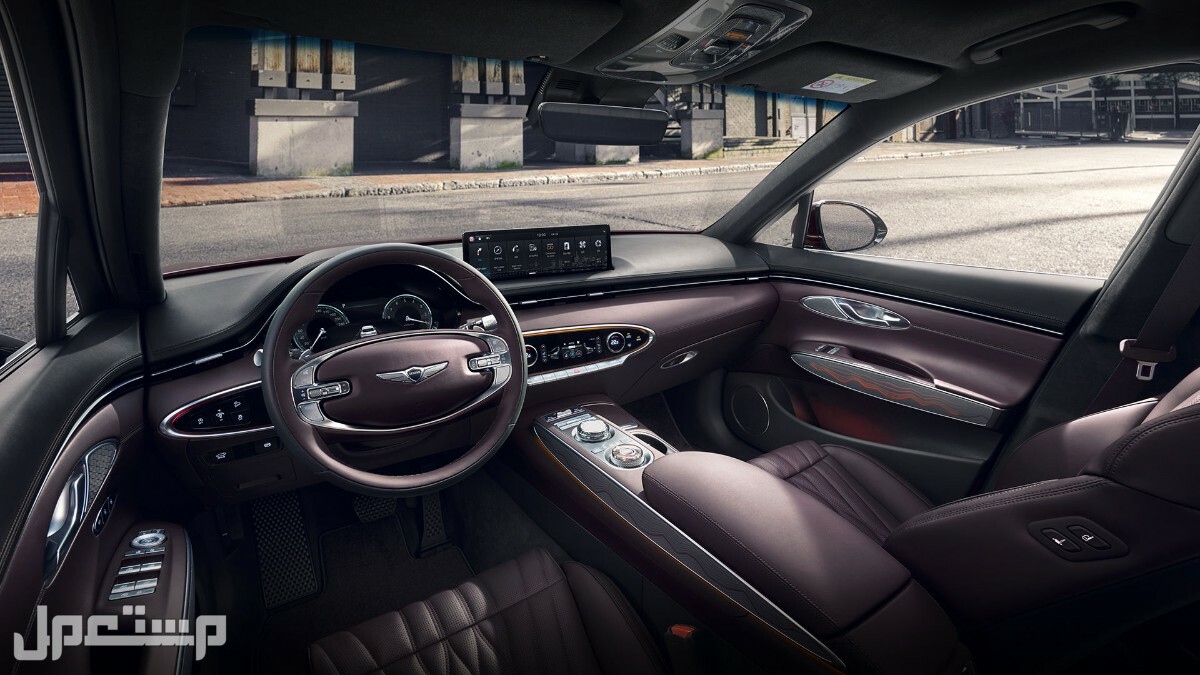 سيارة جينيسيس جي في بريستيج 70 Genesis GV70 Prestige 2023 مواصفات وصور واسعار صورة سيارة جينيسيس جي في 70 Genesis GV70 2023 من الداخل