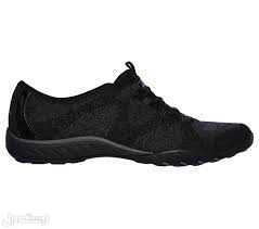 مواصفات أحذية سكيتشرز النسائية حذاء Skechers Breathe Easy Sneakers باللون الأسود
