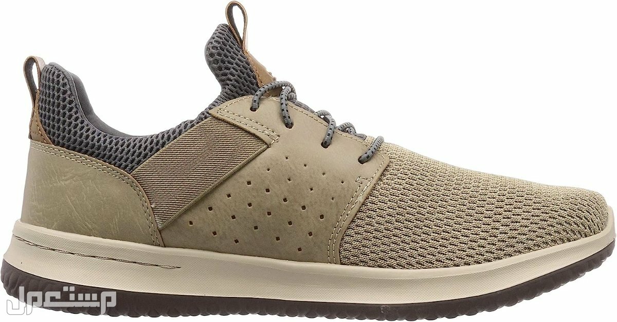 أفضل جزمة سكيتشرز ومميزاتها وعيوبها حذاء Skechers Fit Delson Camdenباللون البيج