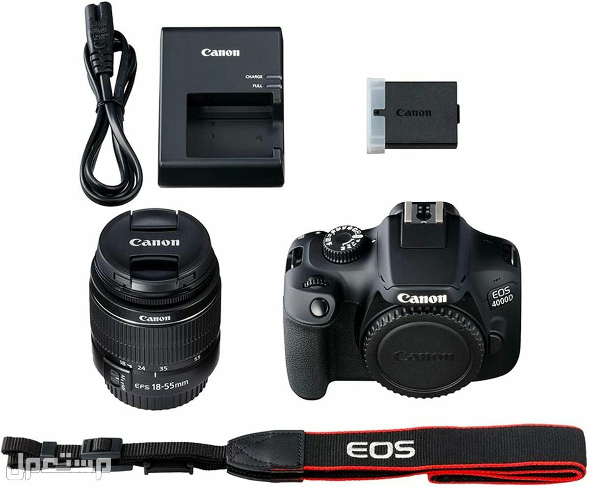 مواصفات وأهم مميزات وأسعار أرخص كاميرا تصوير من كانون في السعودية كاميرا كانون  D 4000 معها جميع المشتملات