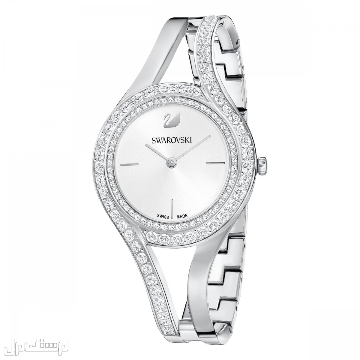ساعات سواروفسكي Swarovski أيقونة الجمال التي سحرت قلوب النساء ساهة سواروفيسكي قطعة مجوهرات