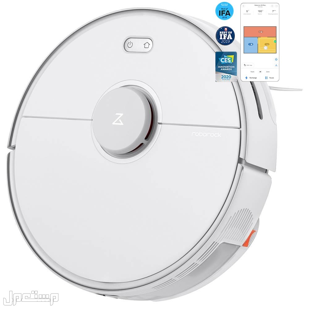 أفضل المكانس الذكية في السعودية.. مميزاتها ومواصفاتها Roborock S5 max5