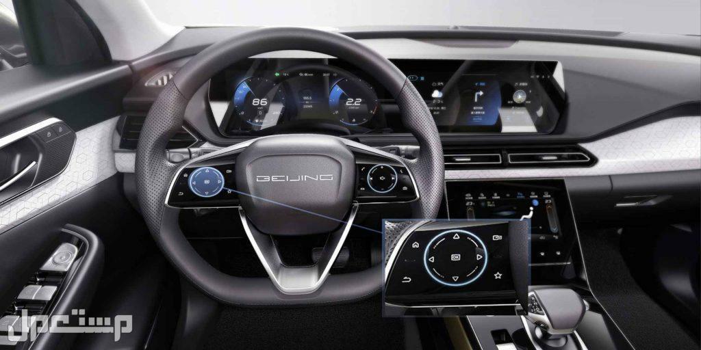 سيارة بايك اكس 7 لاكجري BAIC X7 Luxury 2023 مواصفات وصور واسعار ازرار تحكم بالمقود سيارة بايك اكس 7 BAIC X7 2023