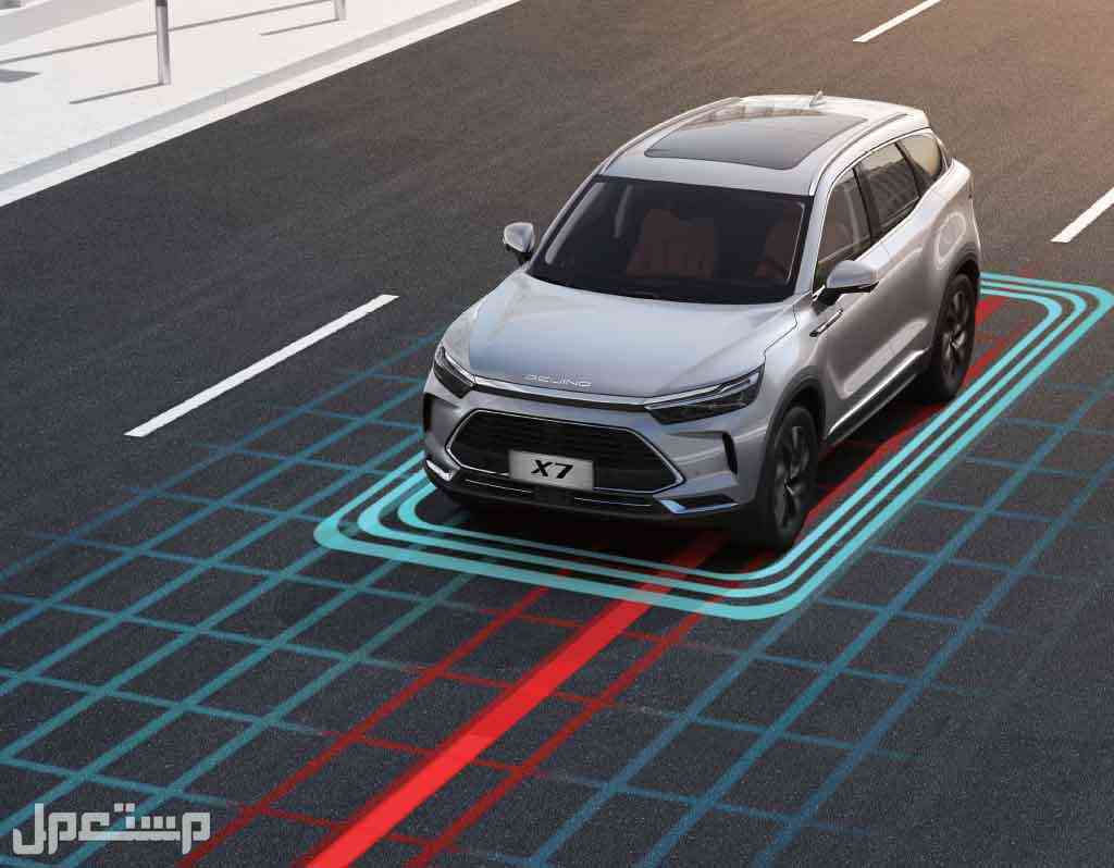 سيارة بايك اكس 7 لاكجري BAIC X7 Luxury 2023 مواصفات وصور واسعار مزايا الامان في سيارة بايك اكس 7 BAIC X7 2023
