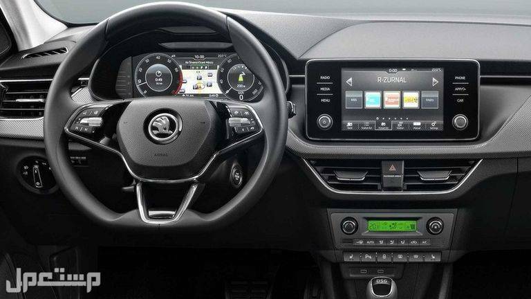 سيارة سكودا رابيد SKODA RAPID Style 2023 مواصفات وصور واسعار مقصورة القيادة سيارة سكودا رابيد SKODA RAPID 2023