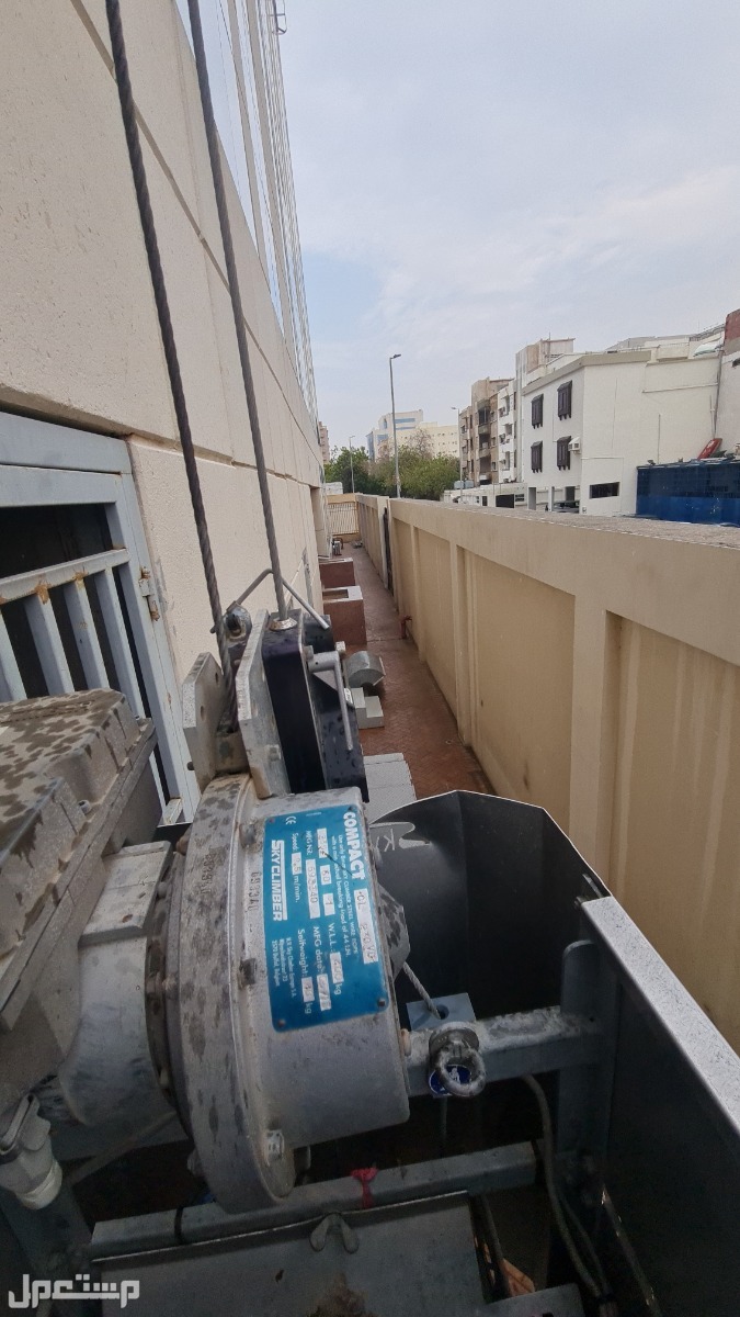 ندى الحجاز | خدمات صيانة مكائن تنظيف واجهات المباني | Nada El Hejaz | BMU Maintenance Services in jeddah emergency cases BMU