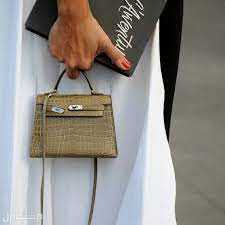 مواصفات شنط هيرمس وأسعارها حقيبة hermès Kelly bags باللون الزيتي