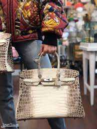 مواصفات شنط هيرمس وأسعارها حقيبة hermès Kelly bags من جلد التمساح