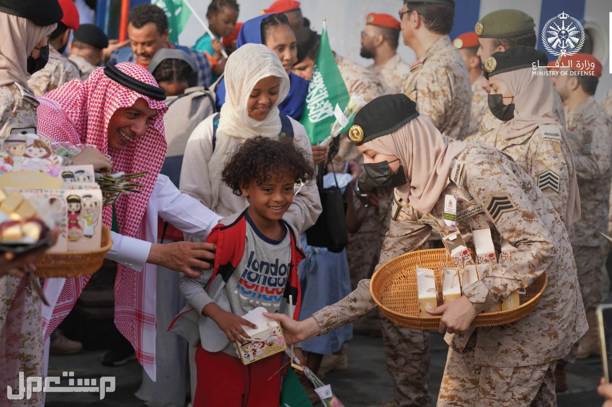 صور اجلاء السعودية للسودان في الإمارات العربية المتحدة القوات السعودية