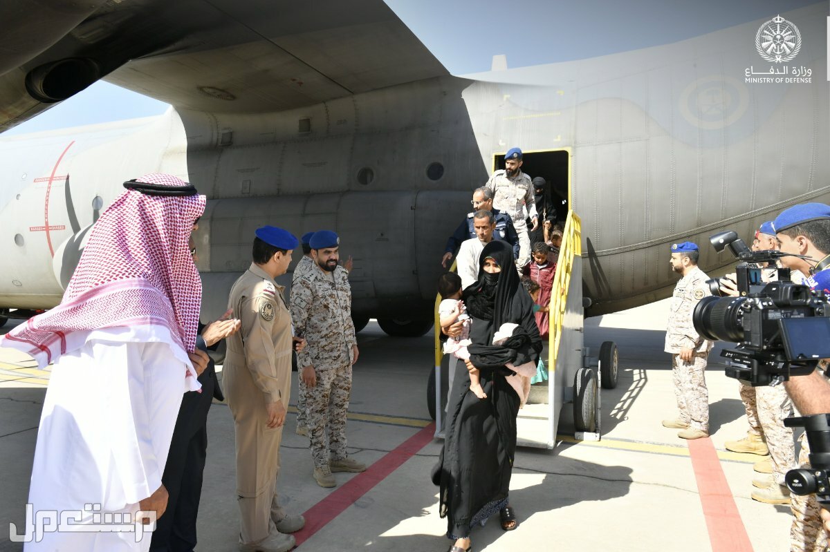 صور اجلاء السعودية للسودان في الإمارات العربية المتحدة