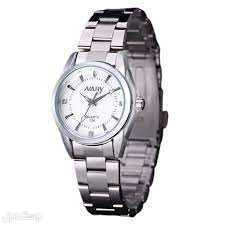 أسعار ساعات curren كورين ومواصفاتها ساعة NARY WOMEN’S WHITE DIAL STAINLESS STEEL DRESS \A6003W مع سوار معدني
