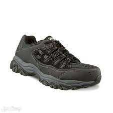 مواصفات أحذية السيفتي الرجالية للعمل شكل حذاء Skechers men's -cankton-U Industrial Shoe من الجانب