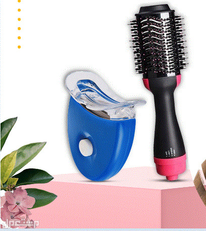 عرض جهاز تبييض الأسنان + فرشاة الشعر المشهورة بخاصية التجفيف متوفر للطلب لكل المدن والتوصيل والشحن مجانا