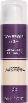 أفضل فاونديشن للبشرة الحساسة مواصفات وأسعار كريم COVERGIRL Advanced Radiance \Age Defying Liquid Foundation