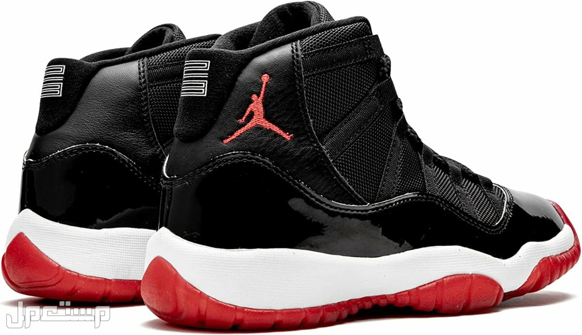 أفضل موديلات شوزات جوردن بالأسعار حذاء Jordan 11 Retro Gs Jubilee Air مع نعل باللون الأحمر