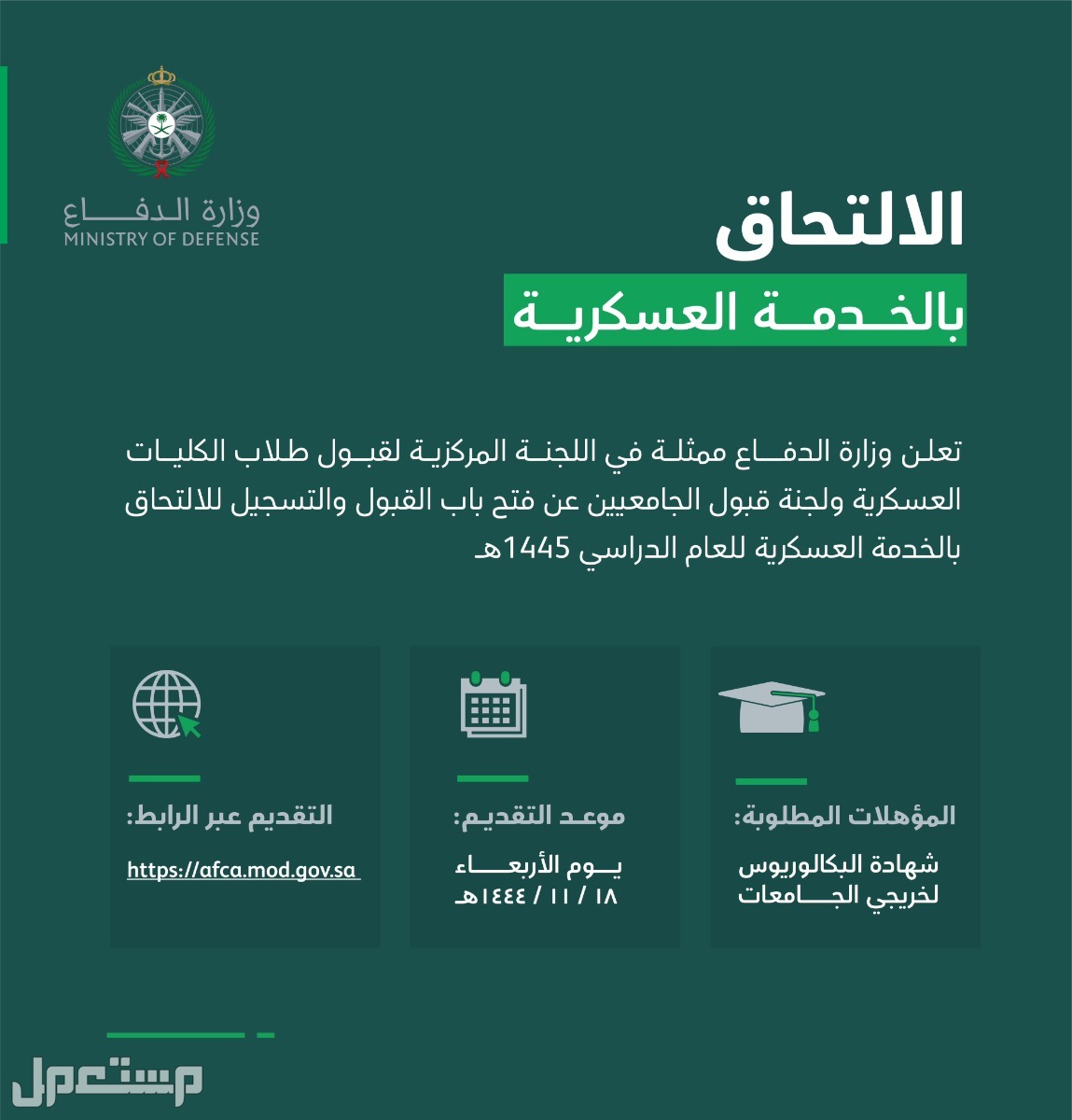 موعد فتح باب القبول والتسجيل بالخدمة العسكرية للخريجين الجامعيين 1445 في عمان الالتحاق بالخدمة العسكرية