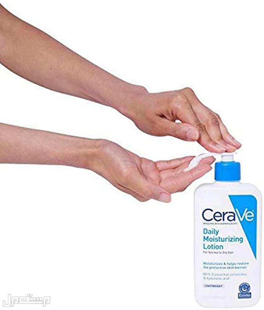 مواصفات أفضل مرطب للبشرة المختلطة قوام مرطب CeraVe Daily Moisturizing Lotion