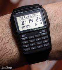 أنواع ساعات كاسيو Casio Casio DATABANK باللون الأسود