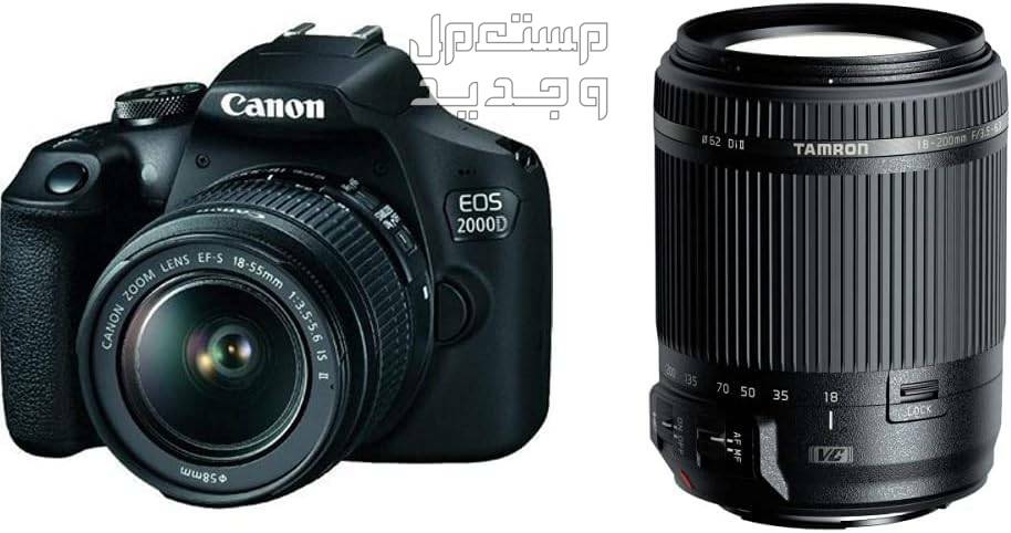 10 كاميرات تصوير ماركات عالمية بأسعار رخيصة سعر كاميرا Canon EOS 2000D