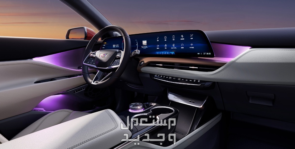 كاديلاك GT4 2024 صور اسعار موصفات وفئات في الإمارات العربية المتحدة شاشة كاديلاك GT4 2024 المعلوماتية