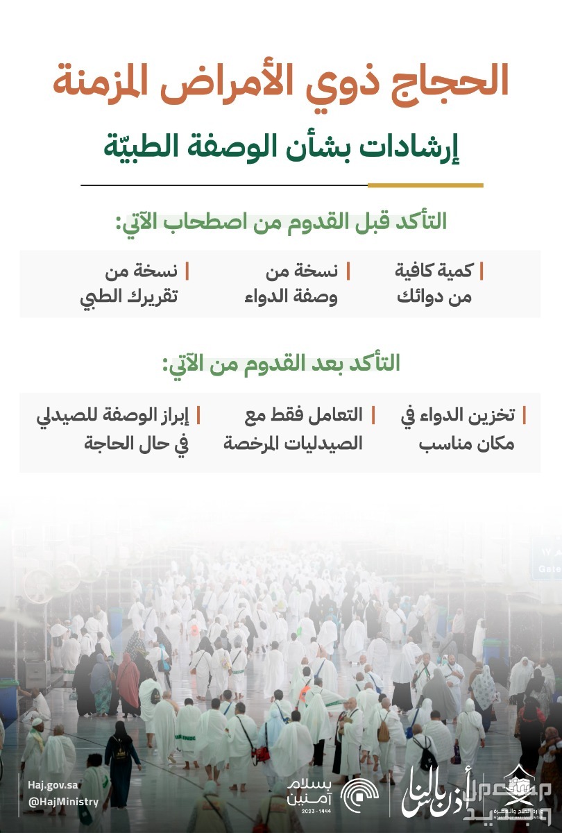 ما هي اللقاحات الصحية المطلوبة لحجاج الخارج لأداء الحج 1444؟ في الإمارات العربية المتحدة