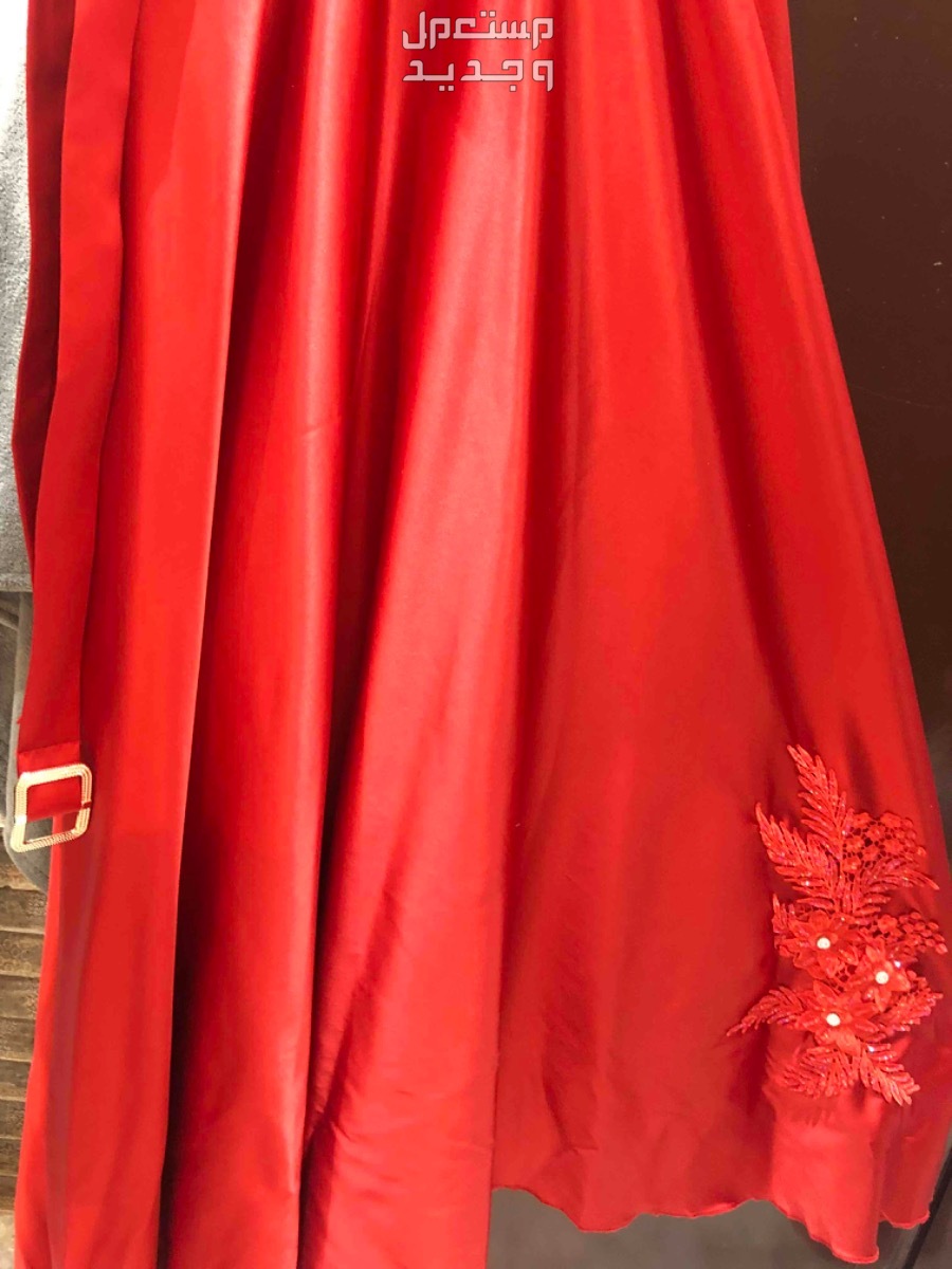 فستان احمر ستان جديد لم يلبس