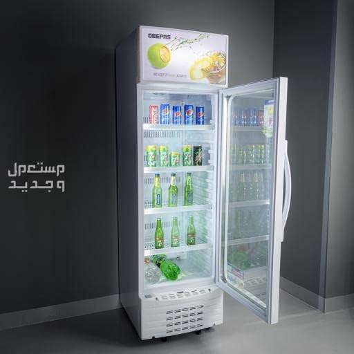 أسعار ثلاجات عرض كوكاكولا مع نظم تقسيط بنكي مريحة مواصفات ثلاجة جيباس لعرض كوكاكولا، سعة 380 لتر،