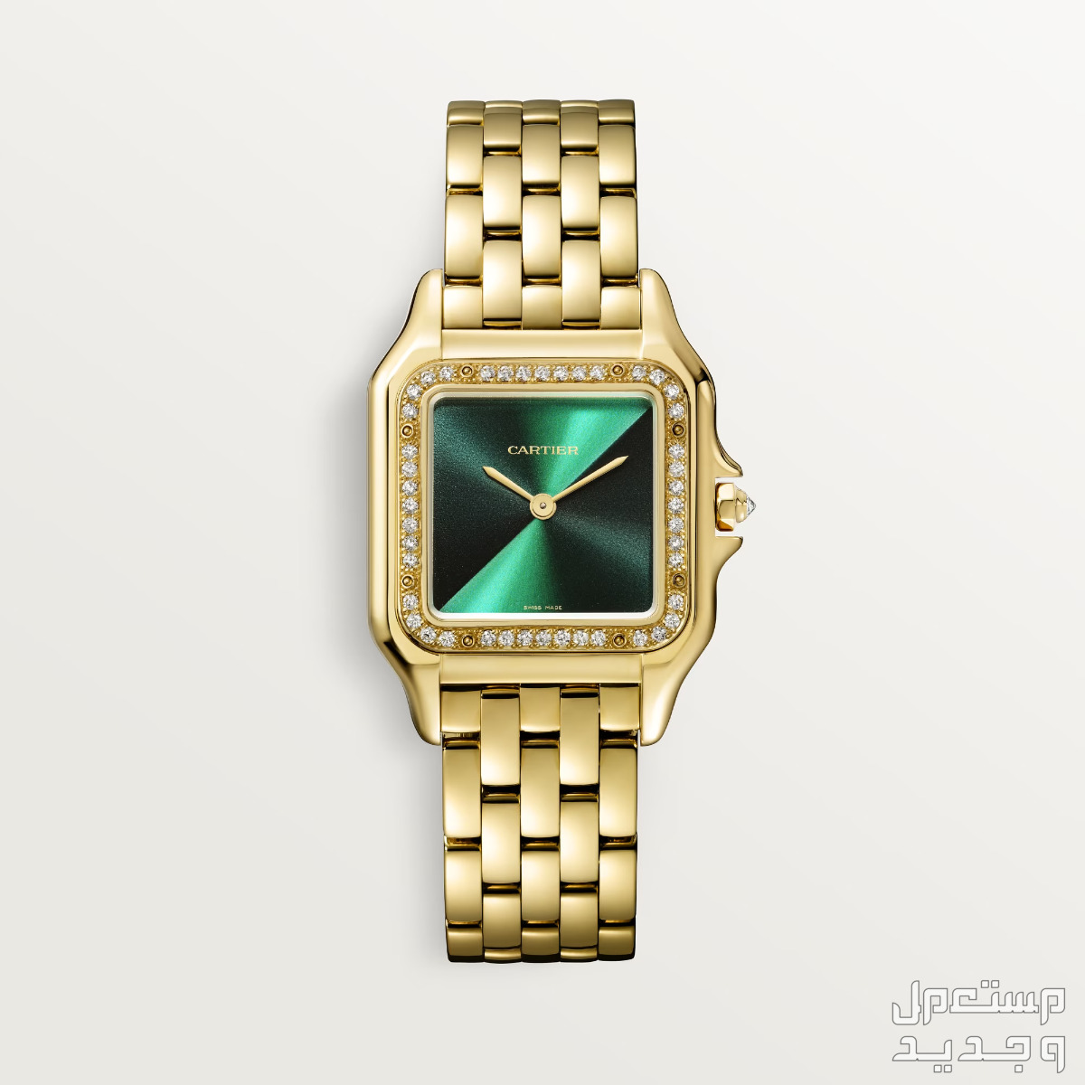 بالصور .. أفخم ساعات من ذهب ساعة PANTHÈRE DE CARTIER من كارتييه باللون الأخضر الداكن