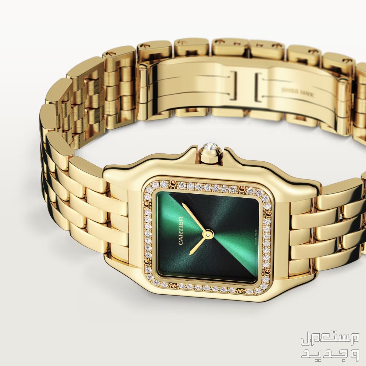بالصور .. أفخم ساعات من ذهب ساعة PANTHÈRE DE CARTIER من كارتييه باللون الأخضر الداكن
